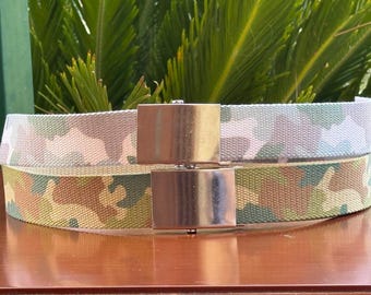 Military Canvas Web Belt: Army Style Mens Womens Belts