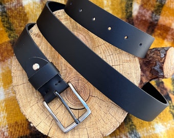 Genuine Leather Vegetable tanned Handmade Leather Belt