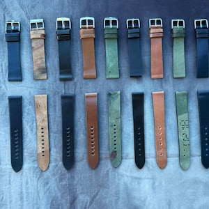 Original Horween Shell Cordovan Uhrenarmband Band 18mm, 20mm,22mm,24mm