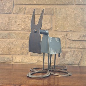 Ram Sheep Goat Metal Art, Metal Sculpture, Rustic Metal Sculpture, Goat Art, Ram Gift, Country Decoration, Farm Decor, Home Decor
