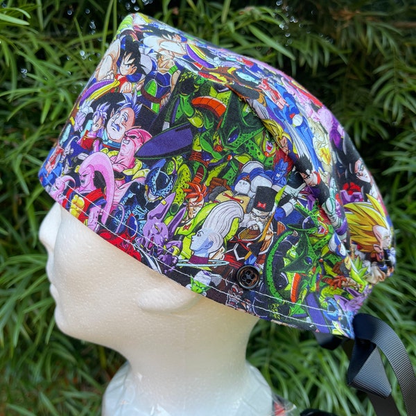 Dbz Scrub Cap Etsy
