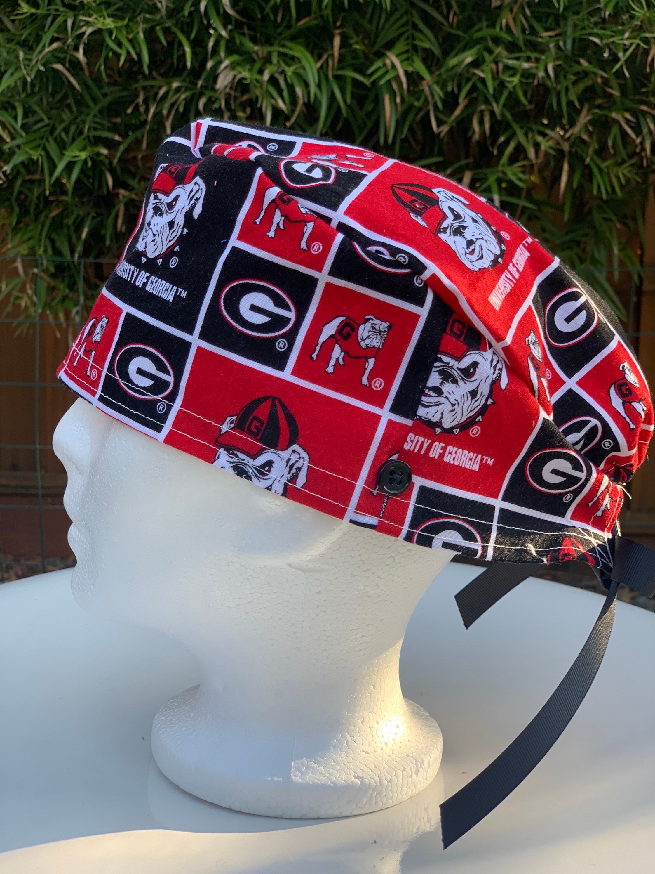 University of Scrub Cap With Buttons. RN PPE Etsy