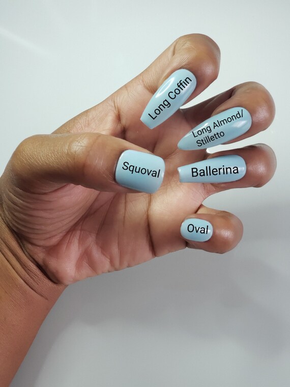 off white short nails