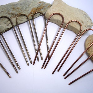 8 Haargabel, aus Messing+ Copper, Antike, Haarforke, Handgefertigt, Haarschmuck, Haar-Accessoires!!!