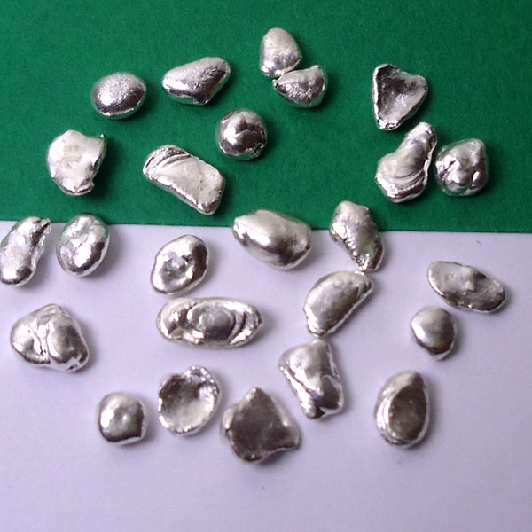 Fine silver / 10 grams, silver 999, pure!!! Granules! Fine Silver Pure! NUGGETS!!!