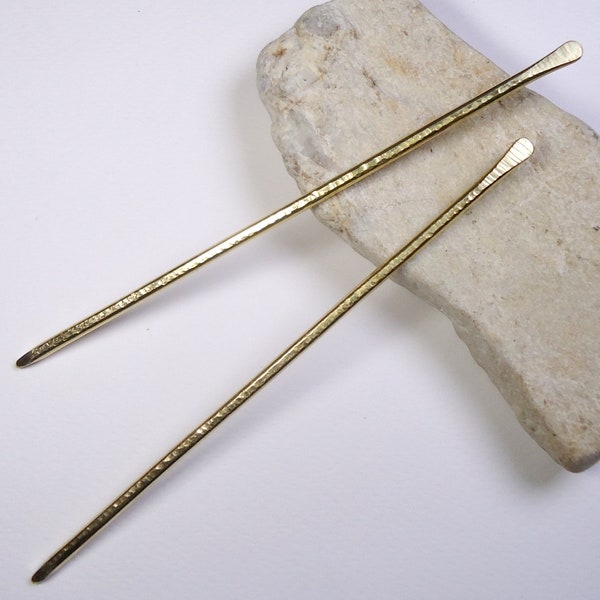 2 hairpins, made of brass, brass, handmade, hair accessories, hair accessories, gift idea