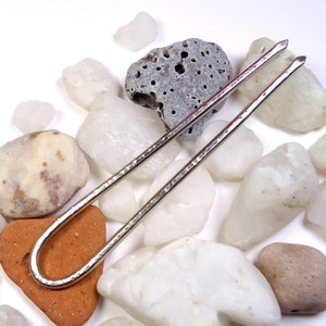 Hair fork (minimal) made of alpaca, new silver, fork, handmade, hair jewelry, hair accessories! Gift idea!!!