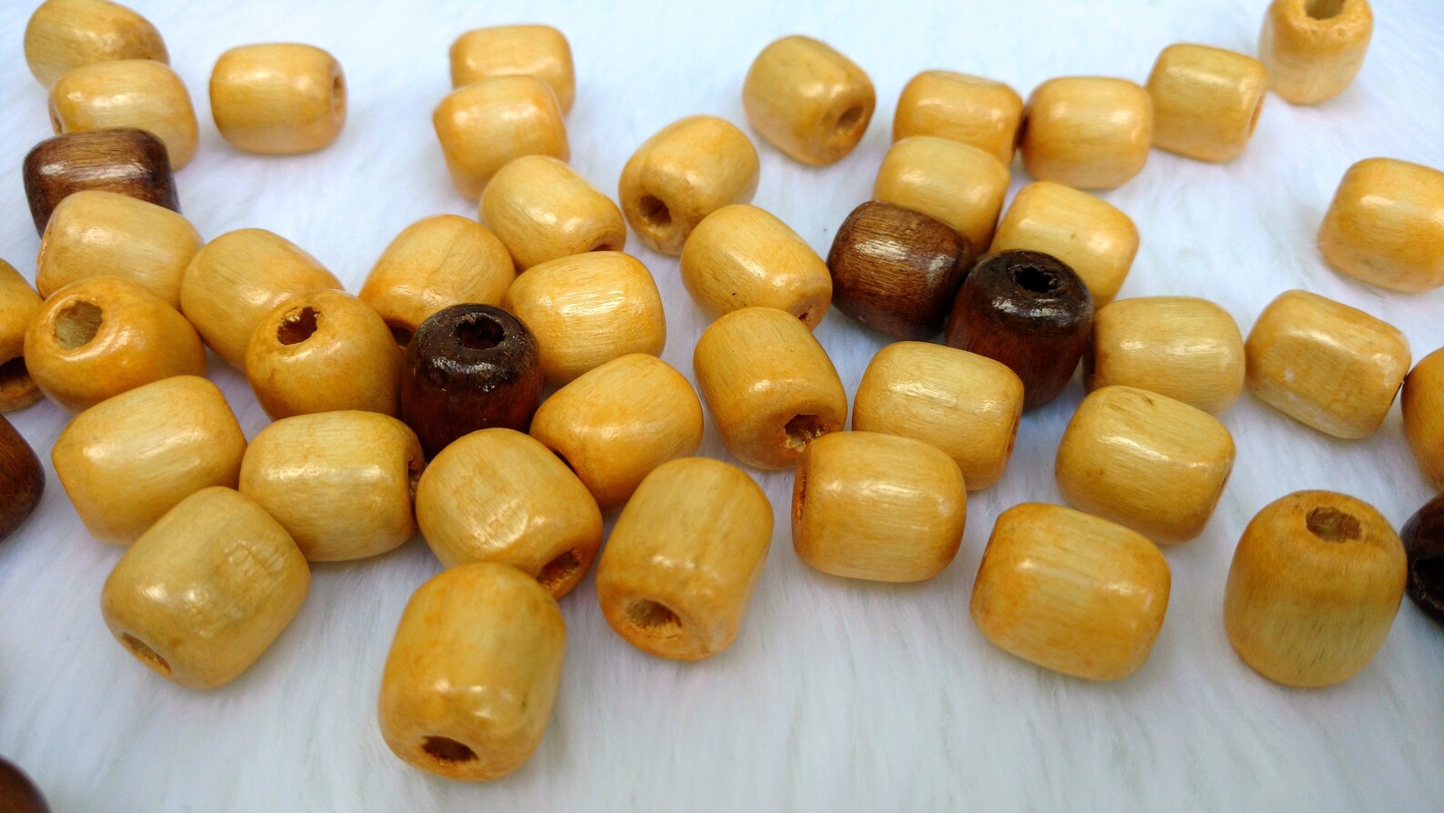 FREE SHIPPING / 10 Beads / Wooden Decor / Wood Craft Supplies - Etsy