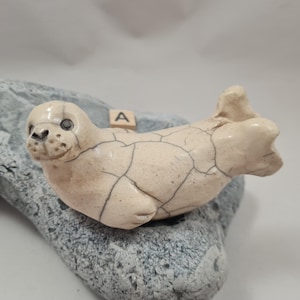 Raku ceramic seal - 13 cm