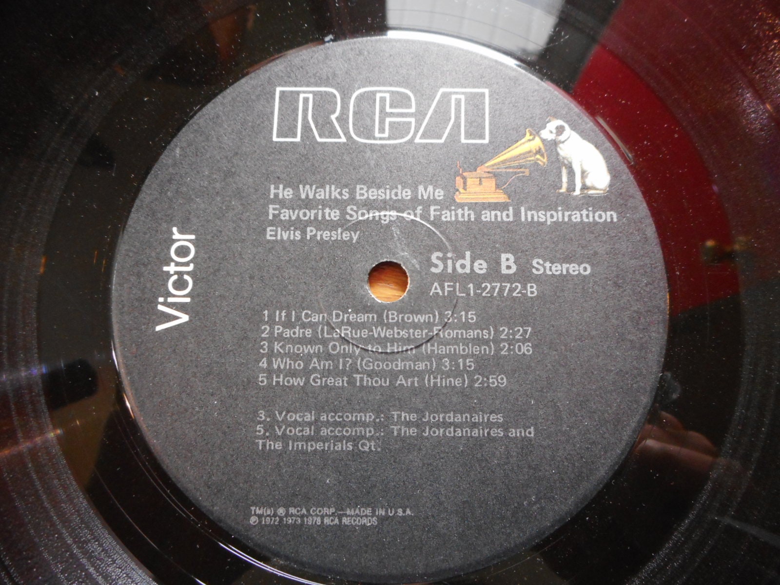 Elvis Presley He Walks Beside Me 1978 Music Vinyl Album LP Etsy