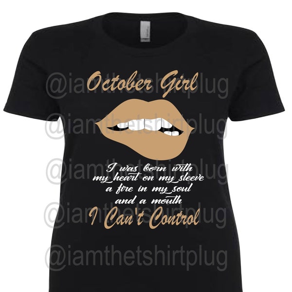 CHICA DE OCTUBRE SVG