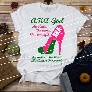AKA GIRL SVG