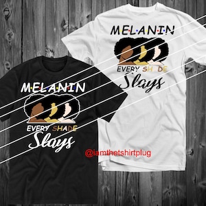 Melanina w każdym odcieniu zabija SVG,PNG,MOCKUP,sublimacja