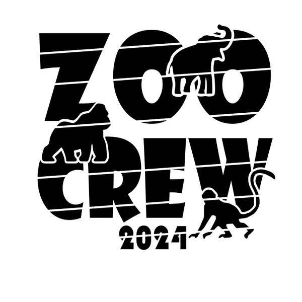 zoo crew svg,silhouette,cricut,zoo trip