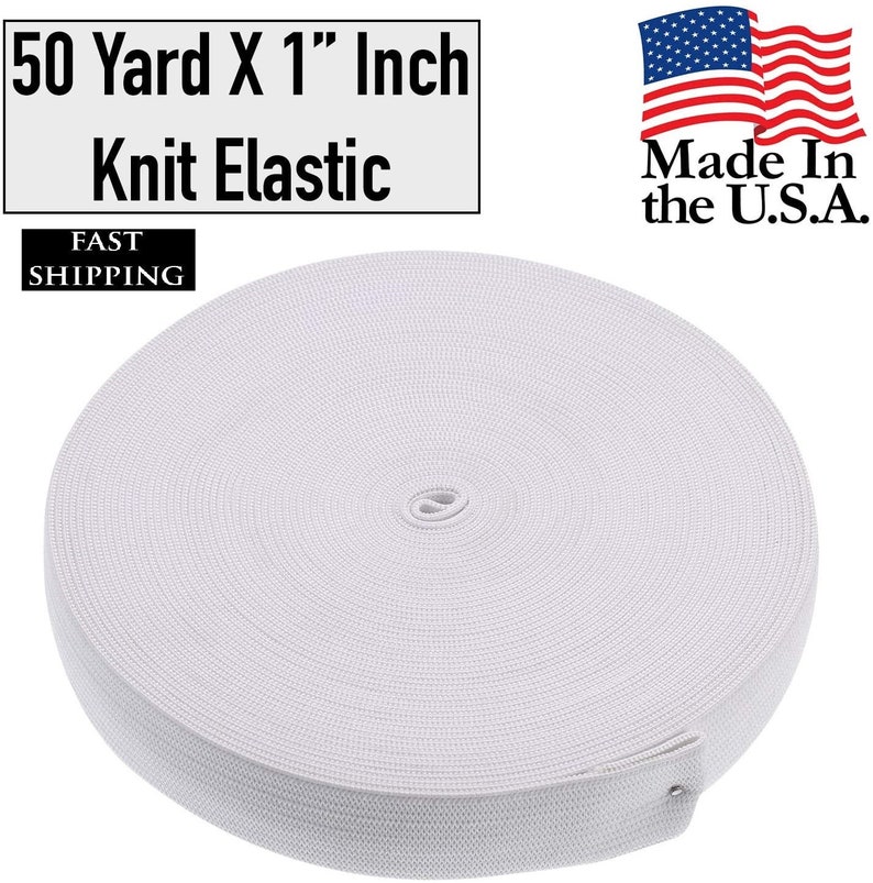 50 Yard X 1 Inch Sewing Elastic Elastic Band Spool Etsy