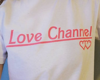 T-Shirt "Love Channel" Siebdruck