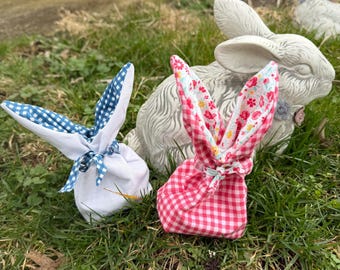 Bolsas de dulces de Pascua cosidas a mano