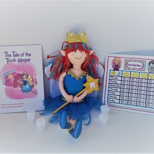 Tandenbewaarder prinsessenpop, tandenpoetsschema en verhalenboekset