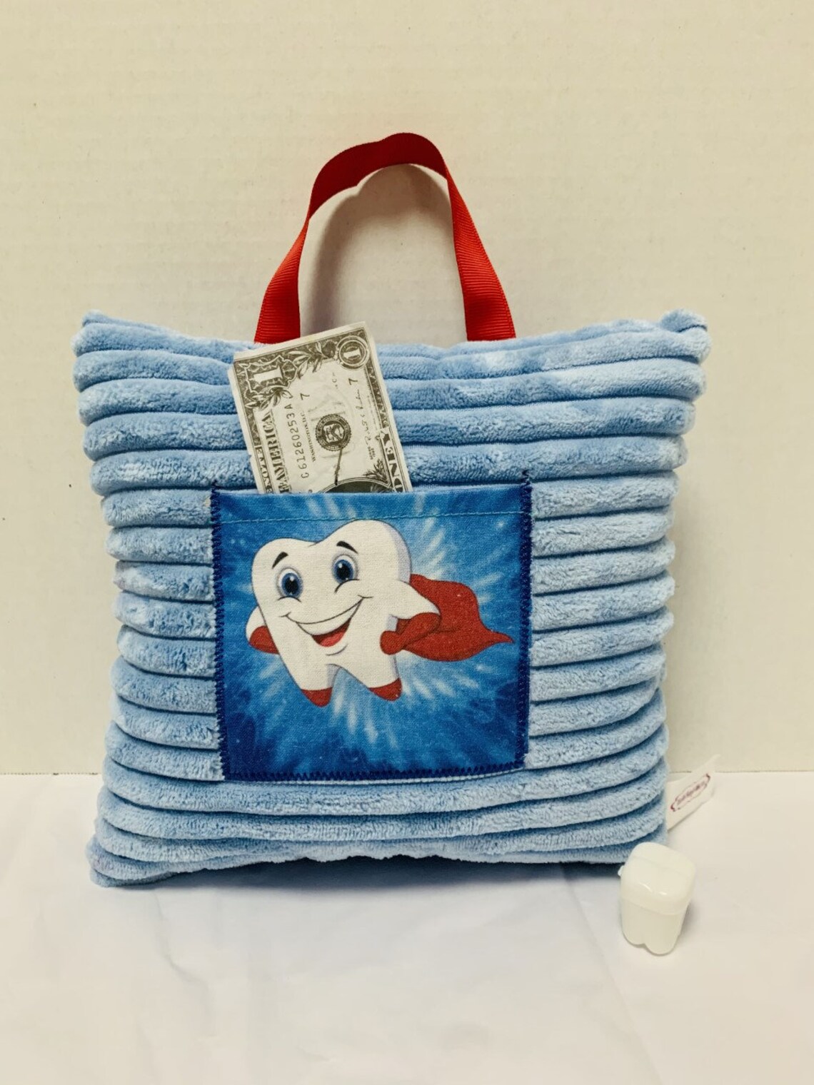 Baby Tooth Keepsake Book and Chenille Tooth Pillow Set for Etsy 日本