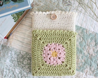 CROCHET PATTERN | Cute Pocket Book Sleeve Pattern