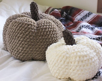 CROCHET PATTERN | Cozy Easy Pumpkin Pillows