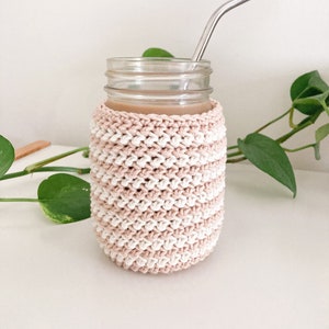 CROCHET PATTERN | Iced Coffee Cozy | Crochet Drink Cozy Pattern