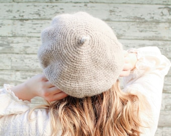 CROCHET PATTERN | Crochet French Beret Hat Pattern | Easy crochet hat