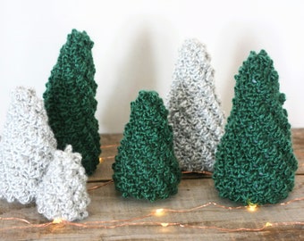 CROCHET PATTERN / crochet Christmas tree pattern / crochet Christmas decorations / easy crochet pattern