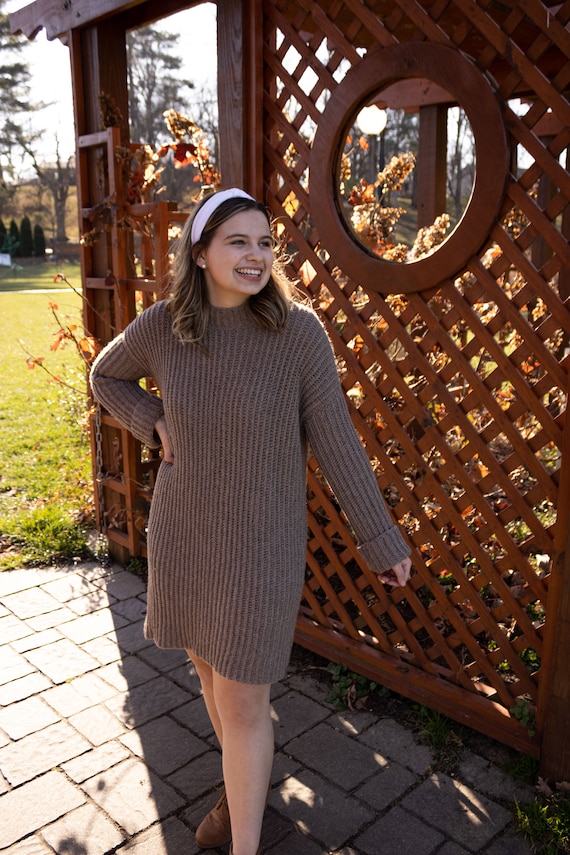 Crochet jumper dress hotsell