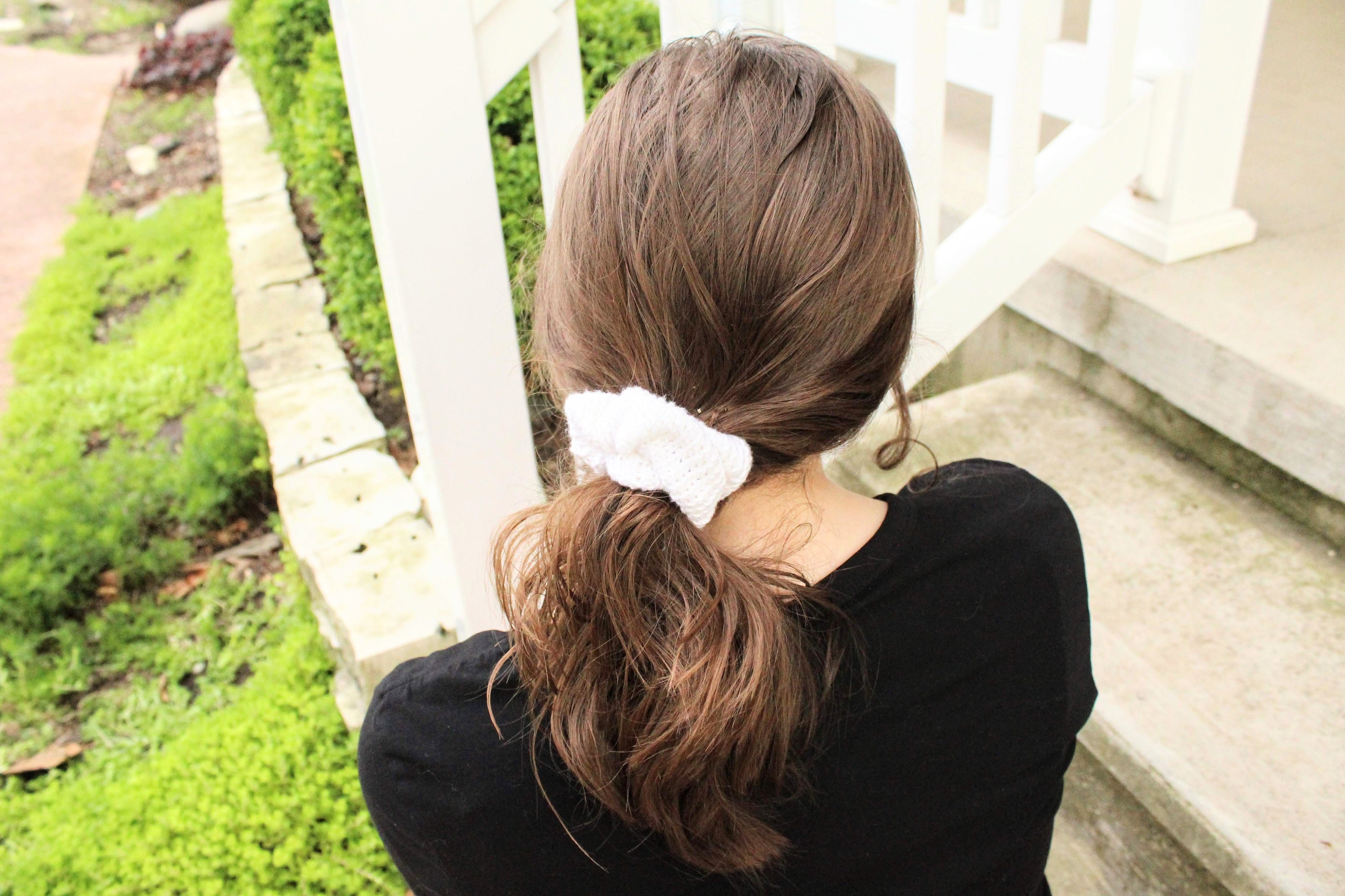 39 Crochet Scrunchies with Flowers, Ruffles, Bows, and Cherries 30 Crochet Pattern / crochet scrunchie pattern / beginner