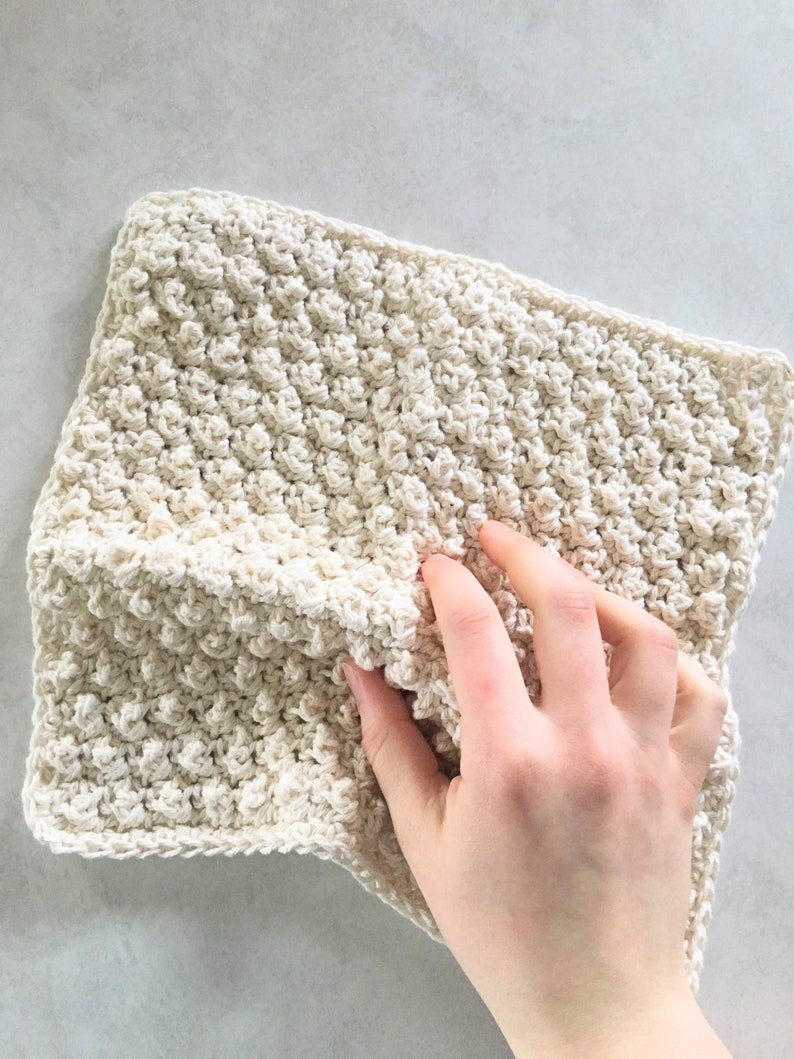 CROCHET PATTERN / crochet washcloth collection pattern / modern crochet pattern image 4