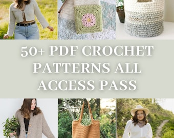 50+ CROCHET PATTERNS | Stitchberry All Access Pass for PDF Crochet Patterns