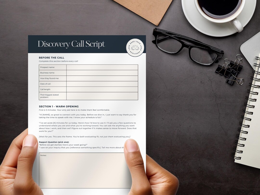 Editable Discovery Call Script Template, Follow up Email Sequence, Done ...