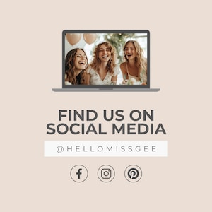 Find us on social media @HelloMissGee.