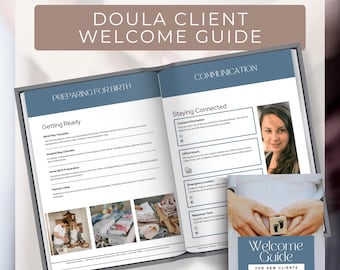 Editable Doula Client Welcome Packet Template for Birth and Postpartum Doulas (Digital Download)