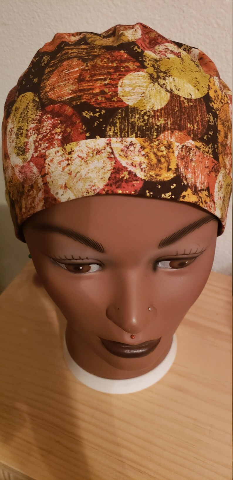Ponytail scrub hat