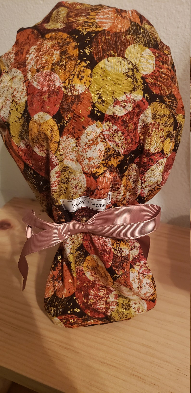 Ponytail scrub hat
