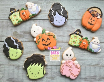 Halloween cookie class cookie cutter set