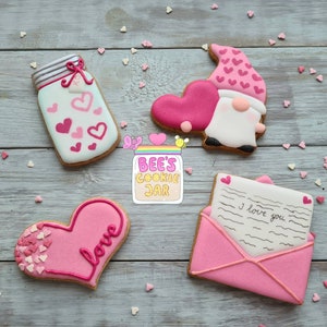 Valentine cookie cutter set