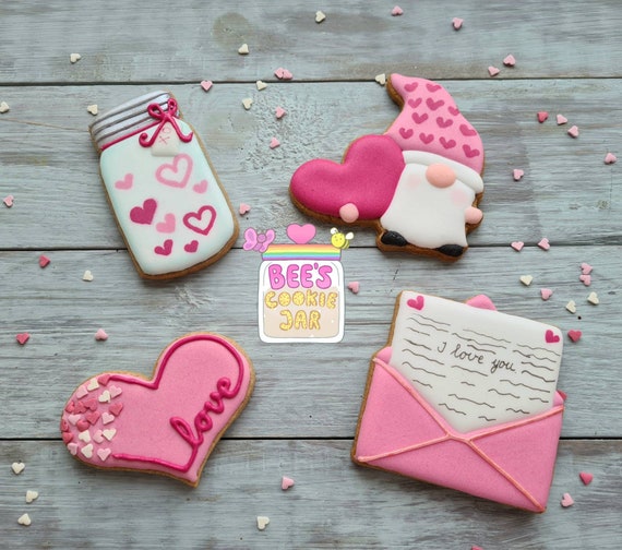 Valentine cookie cutter set