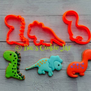 Dinosaur cookie cutter set