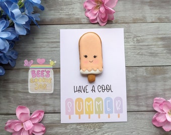 Have a cool summer pastel A6 cookie card digital download