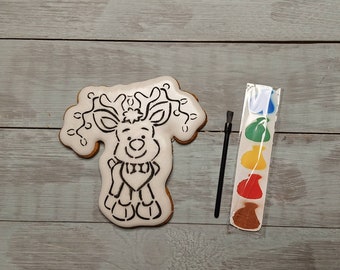 Cookie Cutter Reindeer with matching PYO stencil