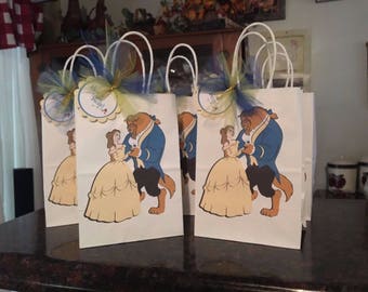 Disney Inspired Beauty and the Beast Party Favor Bag