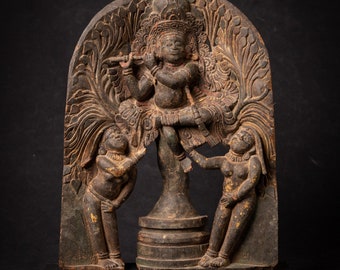 20 世紀中頃のインドの古い砂岩のアプサラ女神像 - Etsy 日本