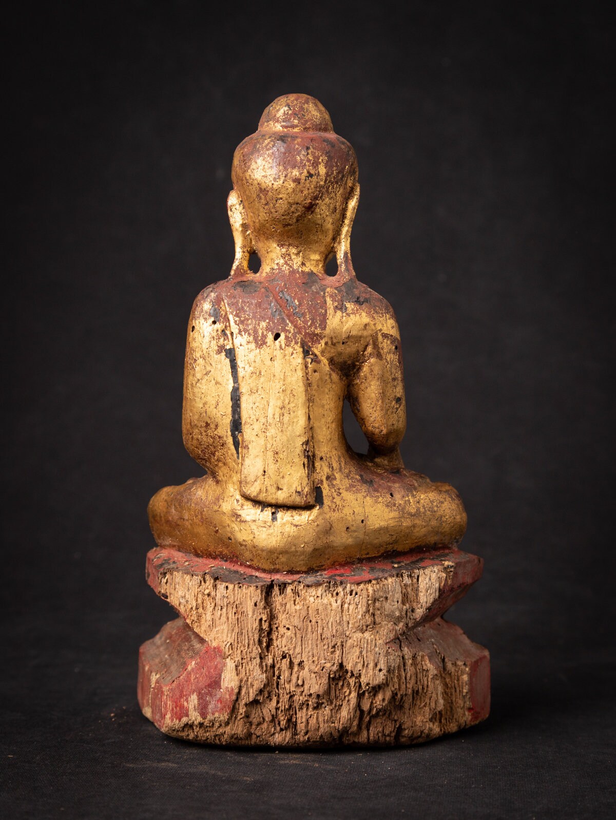 19 世紀ビルマのアンティーク木製仏像 - Etsy 日本