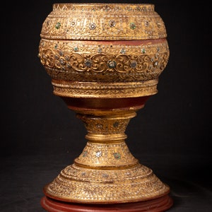 Antique Burmese Offering vessel from Burma, 19th century