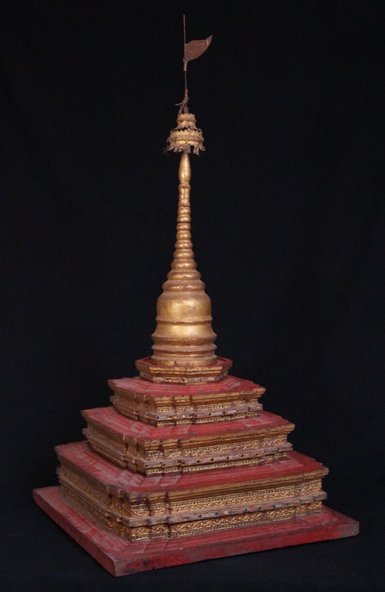 Antique Burmese Pagoda online shopping from Deluxe 19th Burma century