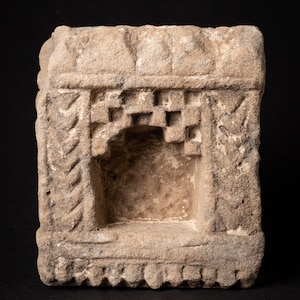 Antique sandstone shrine from India from India, 19th century