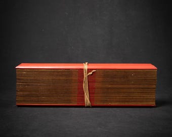 Antique Palm Leave Manuscript book from Burma (Myanmar), 19th century